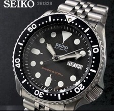 Seiko SKX007 Diver's 7S26-0020 Automatic Men's Watch— Japanese Products silver picture