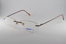 Vintage Luxottica Eyeglasses LU 1301 4033 Brown Size, 52-16-135 picture