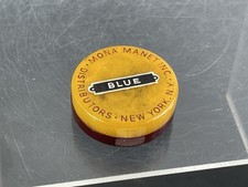 Vintage Mona Manet New York Lucite Bakelite Compact Rouge picture