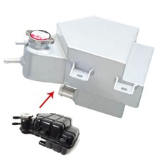 For 90-1996 Chevy Corvette C4 Aluminum Radiator Coolant Reservoir Overflow Tank picture