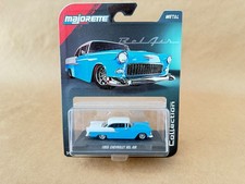 Majorette 1955 CHEVROLET BEL AIR blue Collection -  1:64 Diecast - sealed picture