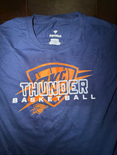 Fanatics OKC Thunder Basketball Long Sleeve Shirt, 2XL, Blue/Orange picture