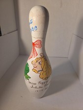 Vintage 1979-80 HP Miss Piggy Kermit Bowling Pin Alert ABC Bantam Folk Art Award picture