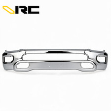 One-Piece Chrome Front Bumper Bar For 2019-2024 Dodge Ram 1500 w Fog Light Holes picture