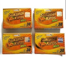 4 Pack Sukunai Kiros MAX Original 120 Cap 200mg  papaya Papaina Exp Jun 2027 picture