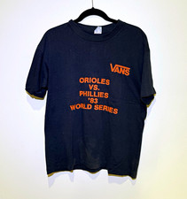 Baltimore Orioles Philadelphia Phillies 1983 World Series VANS Vintage T picture