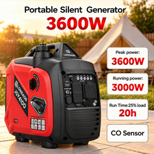 Portable ultra-quiet inverter generators with CO monitoring and protection picture