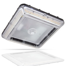 60W/80W/100W Power Selectable LED Canopy Light3CCT 5000/4000/3000KGasStationLamp picture