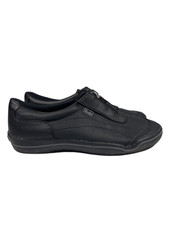 Keds Women's Black Leather Zip Front Sneakers - 8.5 picture