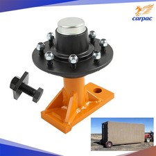 Upgraded 8 x 6.5 Lug Superior Shipping Container Wheels Bolt-on Spindle Kit# picture