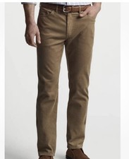 Peter Millar Khaki Corduroy Superior Soft Five Pocket Pants NWT 44x34 Big & Tall picture