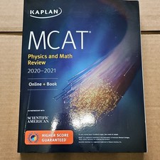 Kaplan MCAT Physics and Math Review 2020-2021 Study Guide Online + Book picture