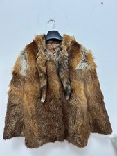 Vintage Real Natural Red Fox Fur Coat Jacket  picture