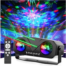 Sound Activated Disco DJ Light Remote Ocean Star Projector Party KTV Xmas Weddin picture
