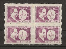 Brazil 1959 Sc# 903 set Doctor Piraja de Silva block 4 MNH picture