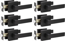 1-20 Pack Black Interior Door Handles for Left or Right Handing Passage Function picture
