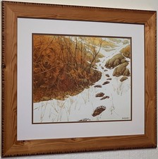 BEV DOOLITTLE - Doubled Back - Matted & Framed Open Edition Art Print picture