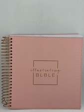 Illustrating Bible NIV Pink (Spiral Bound, Comb or Coil) New but a few flaws picture