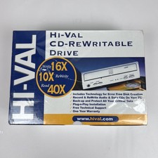 Hi-Val CD-Rewriteable Drive Internal 16x 10X 40X  CD-R CD-RW  New Factory Sealed picture