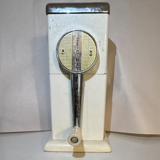 Icel-O-Mat Vintage 1950s Manual Hand Crank Countertop Metal Ice Crusher picture