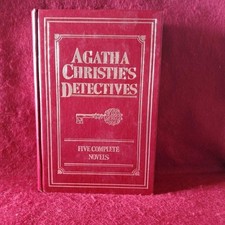 Agatha Christie's Detectives Agatha Christie HC Red Books 1982 Library Binding picture