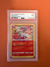 POKEMON 2021 Shining Fates RESHIRAM #017 PSA 9 Mint Rare Amazing picture