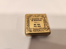 Vintage Park Avenue Florentine Pill Box  Sliding Case picture