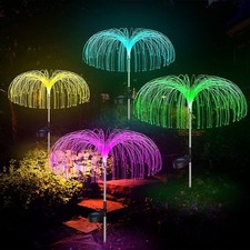2/4/6/8Pack Solar Garden Lights Outdoor Solar Pathway Jellyfish Light Xmas Decor picture