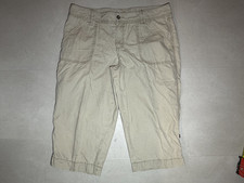 Carhartt 100362 285 El Paso Ripstop Crop Pants Womens 14 Tan Relaxed Fit picture