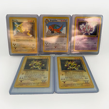 Pokemon Wizards 1999 The First Movie Promo 5 Card Lot Pikachu Mewtwo + More picture
