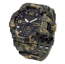 Activa X Invicta BlackOps Digital Men's Watch - 56mm, Camo Green (ACW1637-004) picture