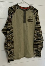 Harley Davidson Long Sleeve Tee T Shirt Large Camo picture