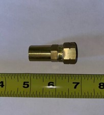 1x OEM Seastar 14-HP6010 Brass Hydraulic Fitting 5/16” Marine Hose Steering Boat picture