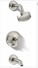 Kohler Purist Rite-Temp Single Handle Polished Nickel Tub/T14421-3-SN picture