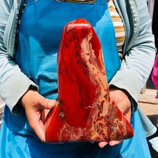 10.71LB Rare Natural Red Jasper Quartz Crystal Mineral Specimen Reiki Decor picture