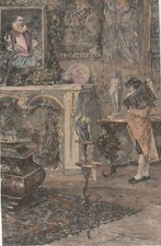🎨 Antique Hand-Colored Etching after Mariano Fortuny – The Print Collector picture