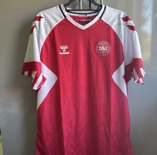 BNWT Original Denmark 2023 Home Football Shirt Hummel XXL picture