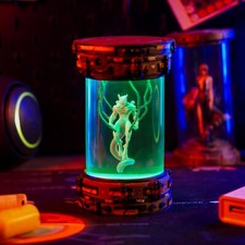mewtwo custom night lamp, mewtwo figures, pokemon epoxy resin, resin art lamp picture