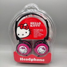 Genuine Hello Kitty Style Headphones Headset Sanrio Sakar 2017 11609-HK 0790212 picture
