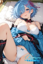 Rem Anime Waifu Card With NFC Chip, Re:Zero Collectible Art Card picture