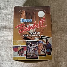 🔥 FULL BOX 1987 Donruss MLB Baseball Puzzle & cards WAX ROOKIES 🔥 picture