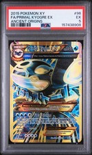 2015 Pokemon XY Ancient Origins Primal Kyogre Ex #96 PSA 5 picture