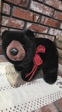 Adorable Stuffed Fluffy Black Bear From Cherokee, North Carolina picture