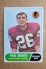 1968 Topps - Paul Krause #166 picture