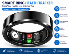 Smart Ring Fitness Tracker Heart Rate Blood Oxygen Activity Monitor Waterproof  picture