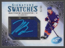Matthew Schaefer 2025-26 Upper Deck Ice RC /25 🧊 Signature Swatches 🧊 #SS-MS picture