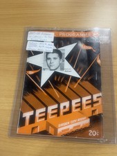 RARE 1957/58 St. Catharines TeePees Vs. Barrie Flyers OHA  JR A Program picture