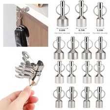 4x Keychain Neodymium Magnet for Testing Coins, Brass, Gold, Silver &Hanging Key picture