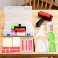 ARTDOT Diamond Art Storage Containers Set Diamond Painting Accessories 64 Jars picture