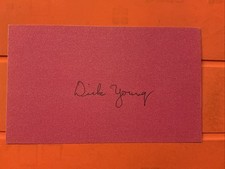 Dick Young 🔥🔥MLB: 1951 Philadelphia Phillies🔥🔥Autograph 🧢 picture